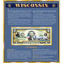 The United States Enhanced Two Dollar Bill Collection 6448 0031 a Wisconsin