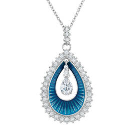 Waves of Wonder Teardrop Necklace 6718 0018 a main