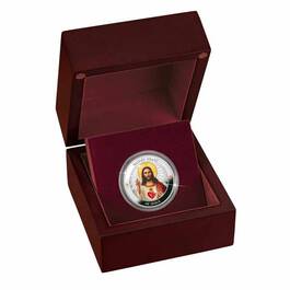 The Sacred Heart of Jesus Silver Medallion 2166 001 4 2