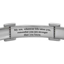 Titanium Strength Personalized Son Bracelet 6202 001 1 2