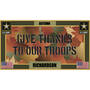 The Military Seasonal Welcome Mats, The Military Seasonal Welcome Mats 6197 0018 f army