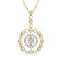 Love Embrace Birthstone Diamond Necklace 6928 0014 d april