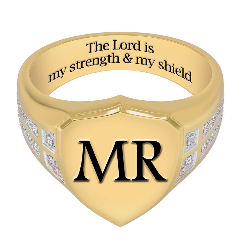 Sacred Shield Mens Diamond Ring 10538 0018 c stright