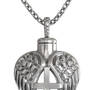 Always Near Cross Keepsake Pendant, Winged Memories Keepsake Pendant 11980 0019 b front