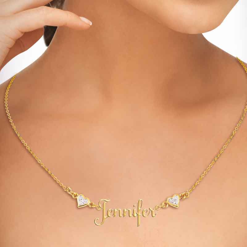 Personalized Diamond Name Necklace 1698 006 2 4
