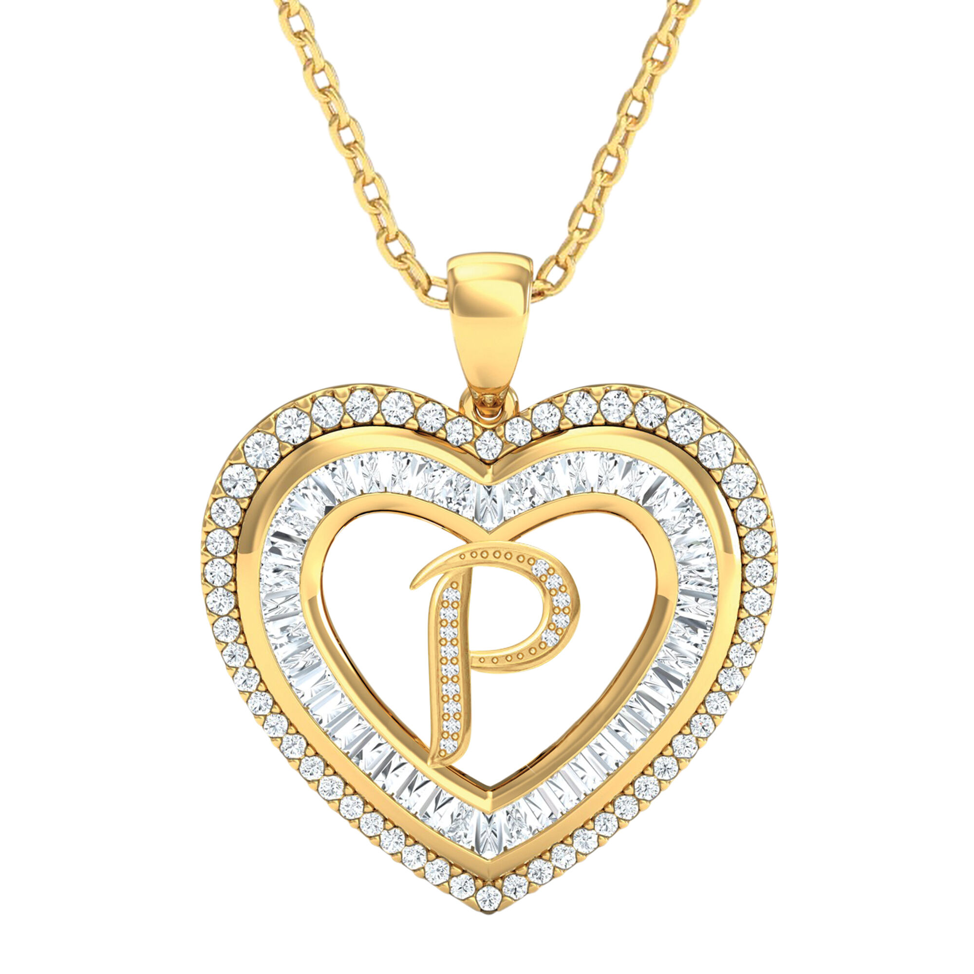Initial Heart Pendant 10383 0014 p pendant