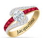 Personalized Birthstone Splendor Ring 10385 0012 a main