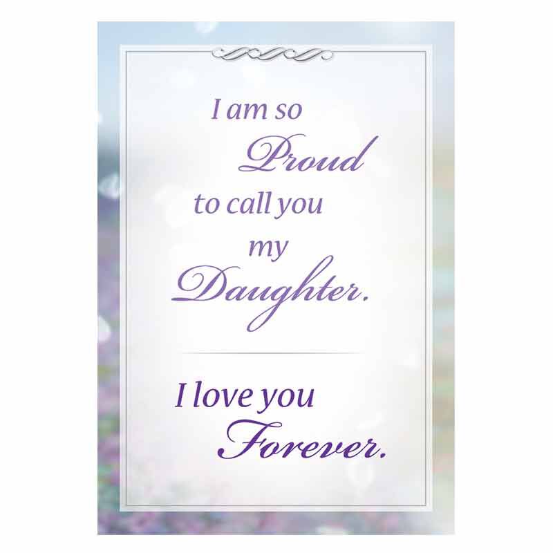 Forever Proud Daughter Journey Pendant
