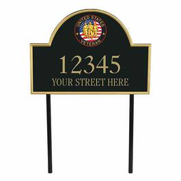 US Veterans Personalized Address Plaque 5718 005 1 1