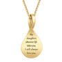 I Will Always Love You Daughter Journey Pendant 11549 0013 c back