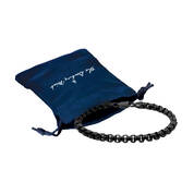 Black Ice Mens Bracelet 4683 0188 b gift pouch