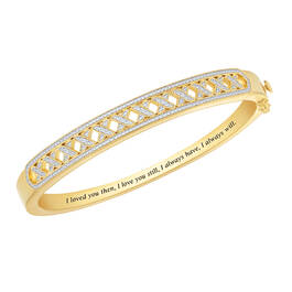 A Dozen Kisses Diamond Bangle 11493 0019 b angle