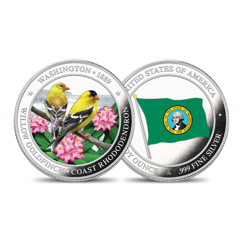 The State Bird and Flower Silver Commemoratives 2167 0088 a commemorativeWA