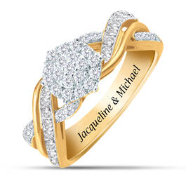 Personalized Birthstone and Diamond Ring 10751 0018 d april