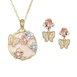 Spread Your Wings Daughter Journey Pendant with FREE Matching Earrings 11983 0016 a main
