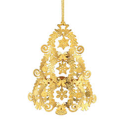 2024 Annual Gold Christmas Ornament 11604 0031 a main
