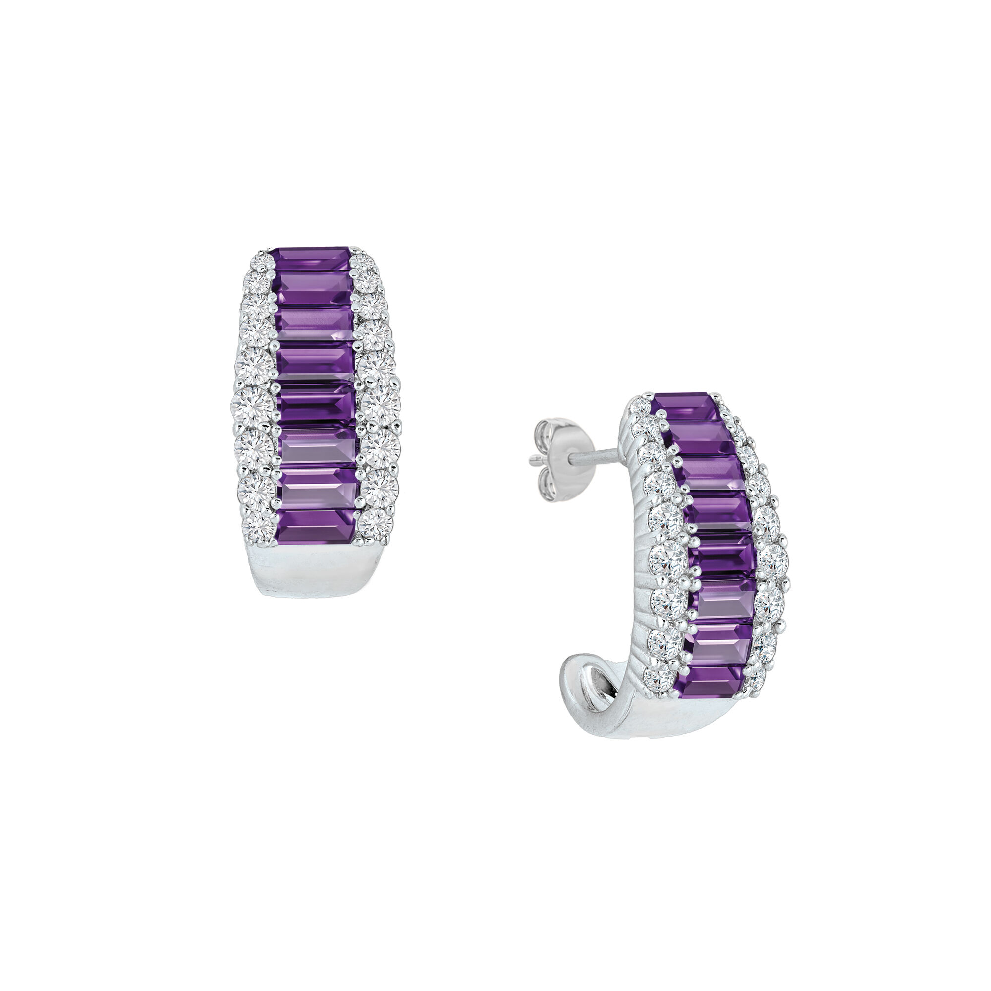 Birthstone Eternity Earrings 2811 0054 b february