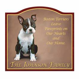 Boston Terrier Welcome Sign 1473 002 2 1