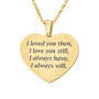 Love Always Diamond Pendant 4631 0140 c back