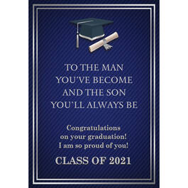 My Son Personalized Graduation Bracelet 1872 0011 p poem