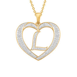 Dazzling Diamond Heart Pendant 11622 0138 a l