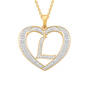 Dazzling Diamond Heart Children's Pendant, Dazzling Diamond Heart Pendant 11622 0138 a l