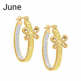 Holiday Hoops Crystal Earring Collection 6442 002 9 5