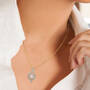 Sparkling Embrace Genuine Birthstone Pendant, Sparkling Embrace Genuine White Topaz Pendant 12302 0018 n model