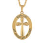 With God All Things Are Possible Infinity Oval Pendant 6750 0017 c back