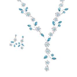 Birthstone Blooms Crystal Necklace 1398 001 6 3