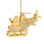 2025 Gold Ornament Collection 12034 0054 d helicopter santa