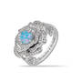 Personalized Love Blossom Ring with FREE Matching Earrings 12226 0029 c ring