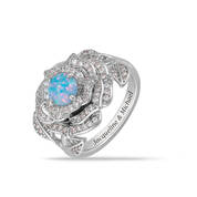 Personalized Love Blossom Ring with FREE Matching Earrings, Personalized Love Blossom Ring with FREE Matching Earrings 12226 0029 c ring