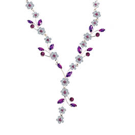 Mulberry Blooms Necklace Earrings 4505 0077 b necklace