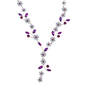 Mulberry Blooms Crystal Necklace with FREE Matching Earrings, Mulberry Blooms Necklace Earrings 4505 0077 b necklace