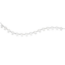 Love Kisses Italian Silver Necklace 11809 0018 b alternate