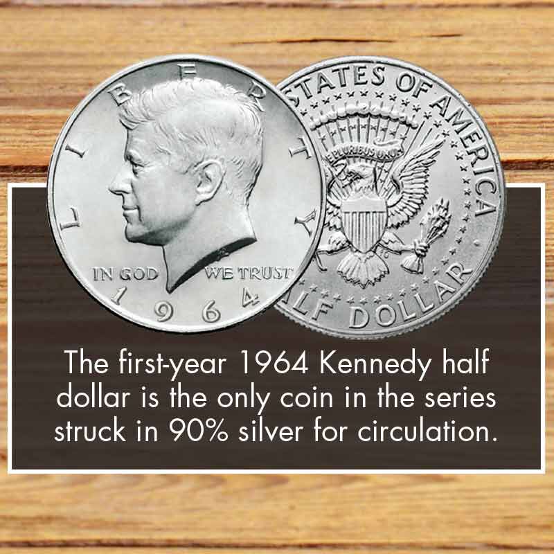 LUCKY COIN * GOOD LUCK HORSESHOE Kennedy JFK Half Dollar U.S 24K Gold Plated 