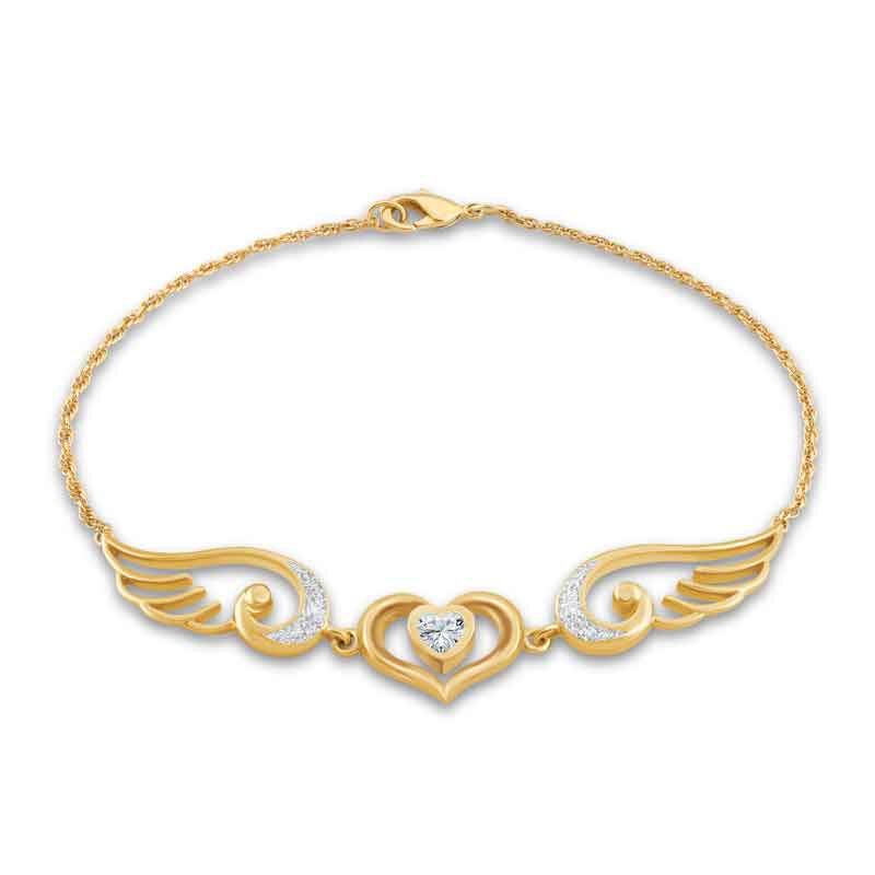 Angel Wings Diamond Bracelet 1596 001 6 4