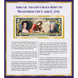 Women in America Enhanced $2 Bill Collection 10051 0015 a main