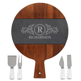 The Personalized Acacia Slate Serving Board 10749 0013 a main