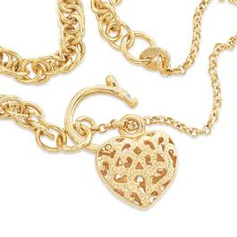 Lock of Love 14kt GoldAura Bracelet 6352 001 9 2
