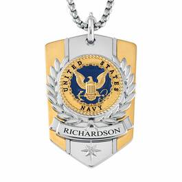 The Personalized Commemorative Navy Pendant 6220 002 7 1