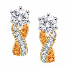 Birthstone Swirl Earrings 5361 014 3 11