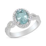 Sea of Light Aquamarine Diamond Ring 12286 0018 a main