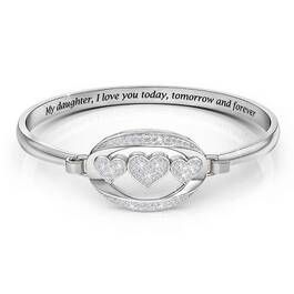 My Daughter I Love You Diamond Bangle 1203 001 1 1