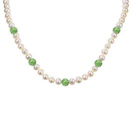 Bedazzled with Birthstones Pearl Necklace 5106 001 0 8