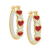 Sparkling Hearts Hoop Earrings 12011 0028 a main