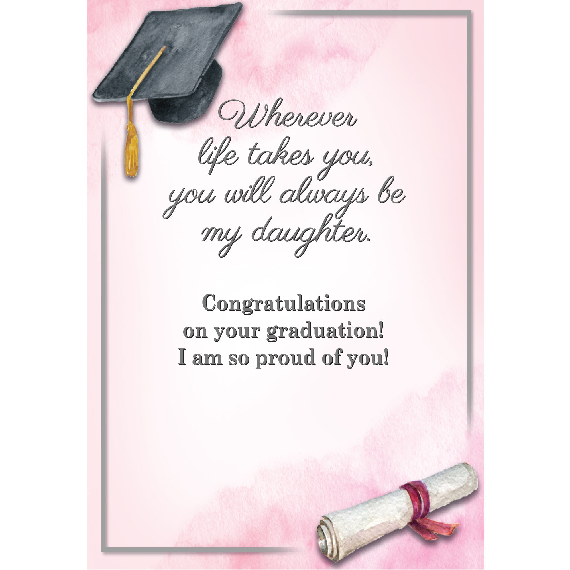 Always My Daughter Graduation Pendant with card 5997 0012 a main