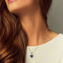 Sapphire Blue & Sensational Golden Pendant Collection, Sapphire Blue Sensational Golden Pendant Collection 12431 0012 m model
