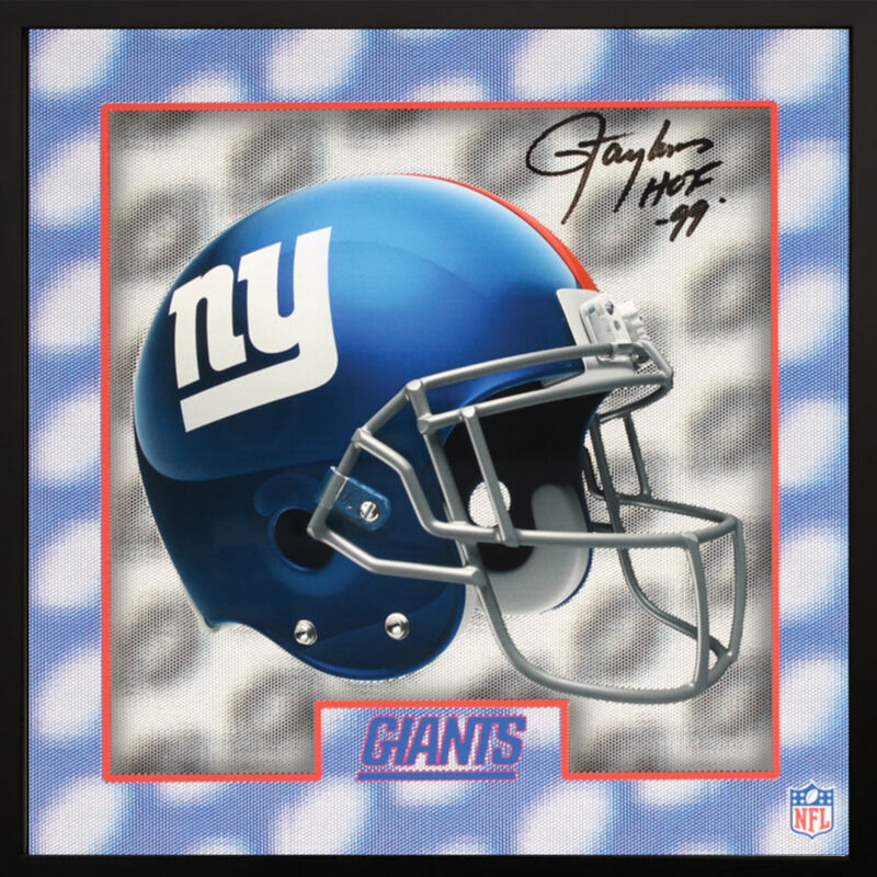 Lawrence Taylor Signed New York Giants 1981-99 Throwback Mini